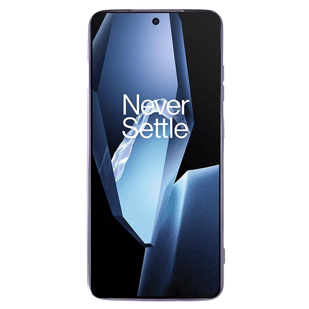 OnePlus 13R Flexible Plastic Case with 2 x Lanyard - Purple