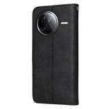 Xiaomi Poco F7 Ultra EIDERWOOD Faux Leather Flip Case with Strap – Black