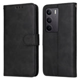 EIDERWOOD Realme 14X (5G) / C75 Faux Leather Flip Case with Strap - Black