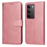 EIDERWOOD Realme 14X (5G) / C75 Faux Leather Flip Case with Strap - Pink