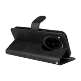 Motorola Edge 60 Neo / 50 Neo / ThinkPhone 25 EIDERWOOD Faux Leather Flip Case with Strap - Black