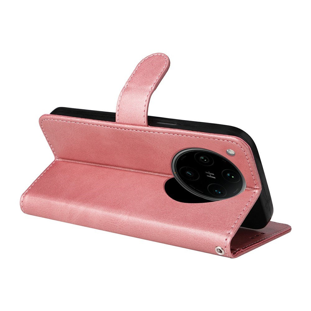 Motorola Edge 60 Neo / 50 Neo / ThinkPhone 25 EIDERWOOD Faux Leather Flip Case with Strap - Pink