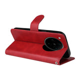 Motorola Edge 60 Neo / 50 Neo / ThinkPhone 25 EIDERWOOD Faux Leather Flip Case with Strap - Red