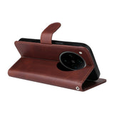 Motorola Edge 60 Neo / 50 Neo / ThinkPhone 25 EIDERWOOD Faux Leather Flip Case with Strap - Brown