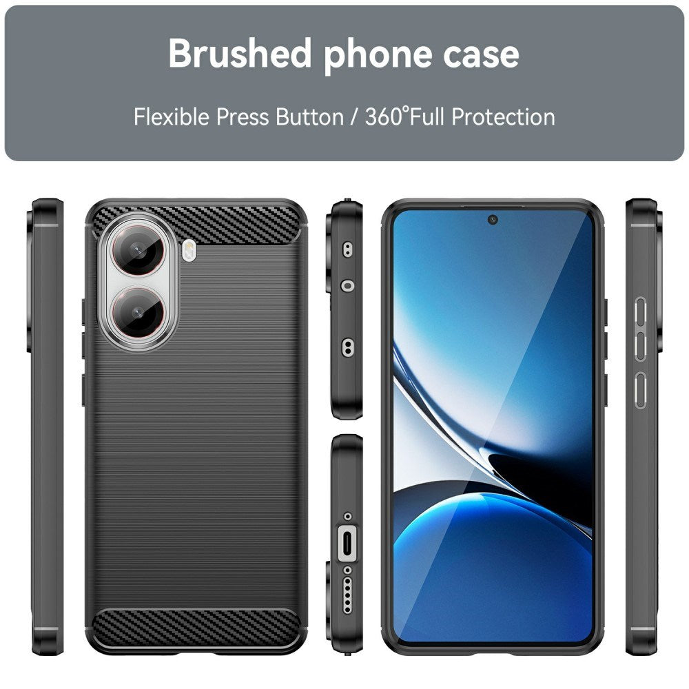 EIDERWOOD Xiaomi Poco X7 Pro Brushed Carbon Case - Black