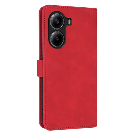 EIDERWOOD Xiaomi Poco X7 Pro Faux Leather Flip Case with Cardholder & Stand Function - Red