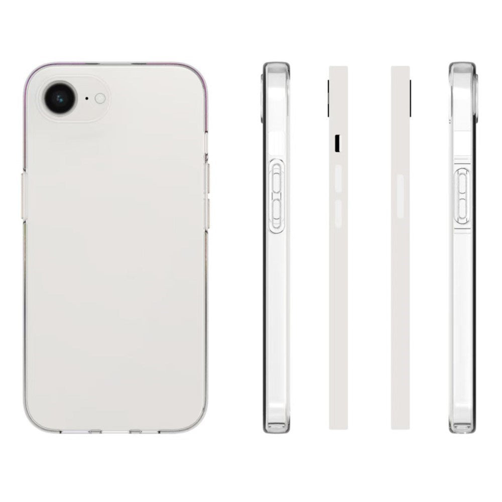 EIDERWOOD iPhone 16e Flexible Plastic Case with Extra Protection - Transparent