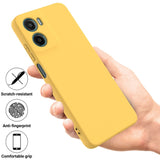 EIDERWOOD Motorola Moto G05 / E15 Liquid Silicone Case w. Strap - Yellow