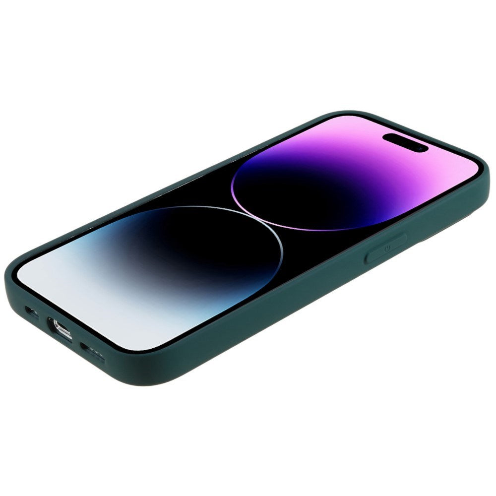 EIDERWOOD iPhone 14 Pro Max Lined Flexible Plastic Case - Dark Green