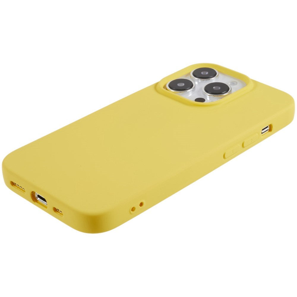 EIDERWOOD iPhone 14 Pro Max Lined Flexible Plastic Case - Yellow