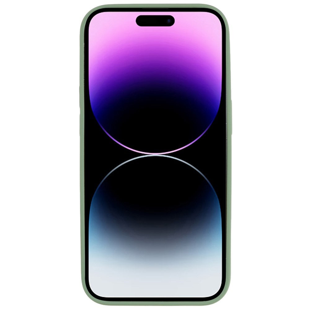 EIDERWOOD iPhone 14 Pro Max Lined Flexible Plastic Case - Light Green