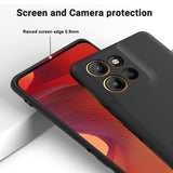 EIDERWOOD Motorola Moto G15 Power Lined Silicone Case with Strap - Black