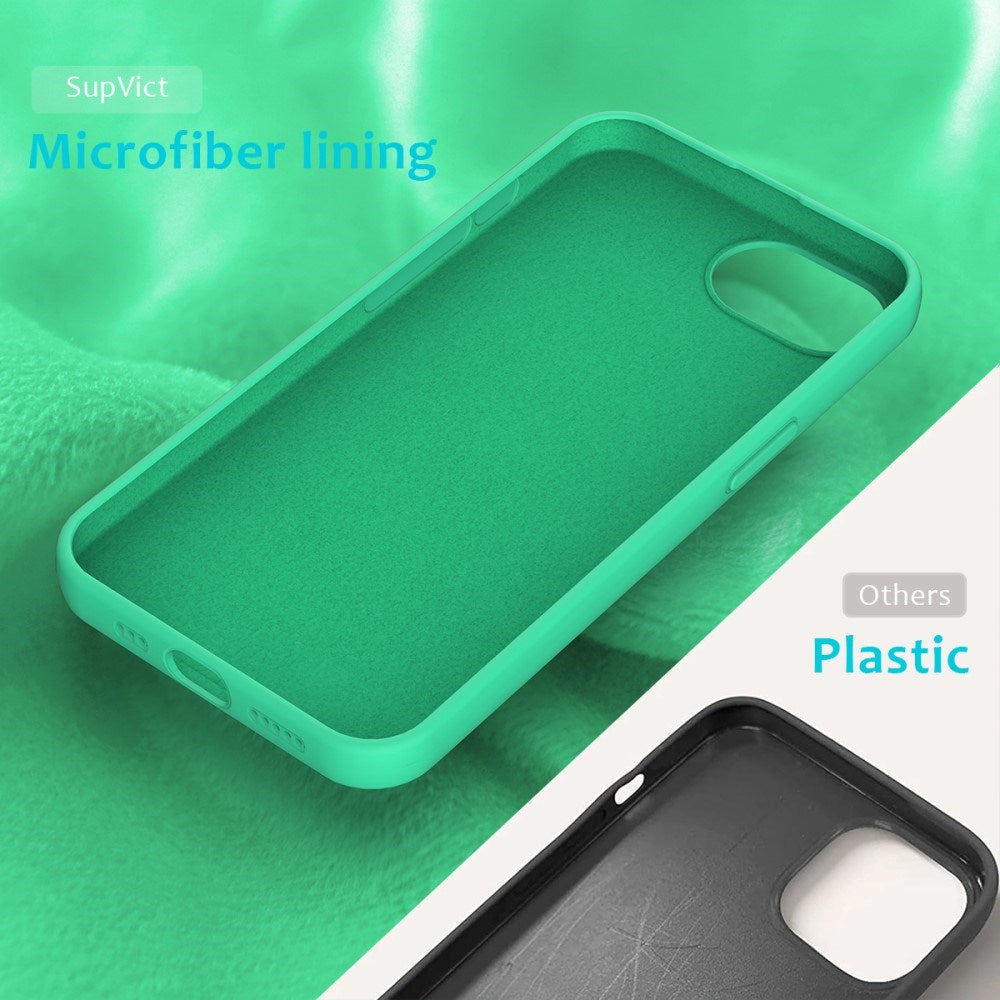 EIDERWOOD iPhone 16e Lined Silicone Case - Neon Green