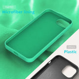 EIDERWOOD iPhone 16e Lined Silicone Case - Neon Green