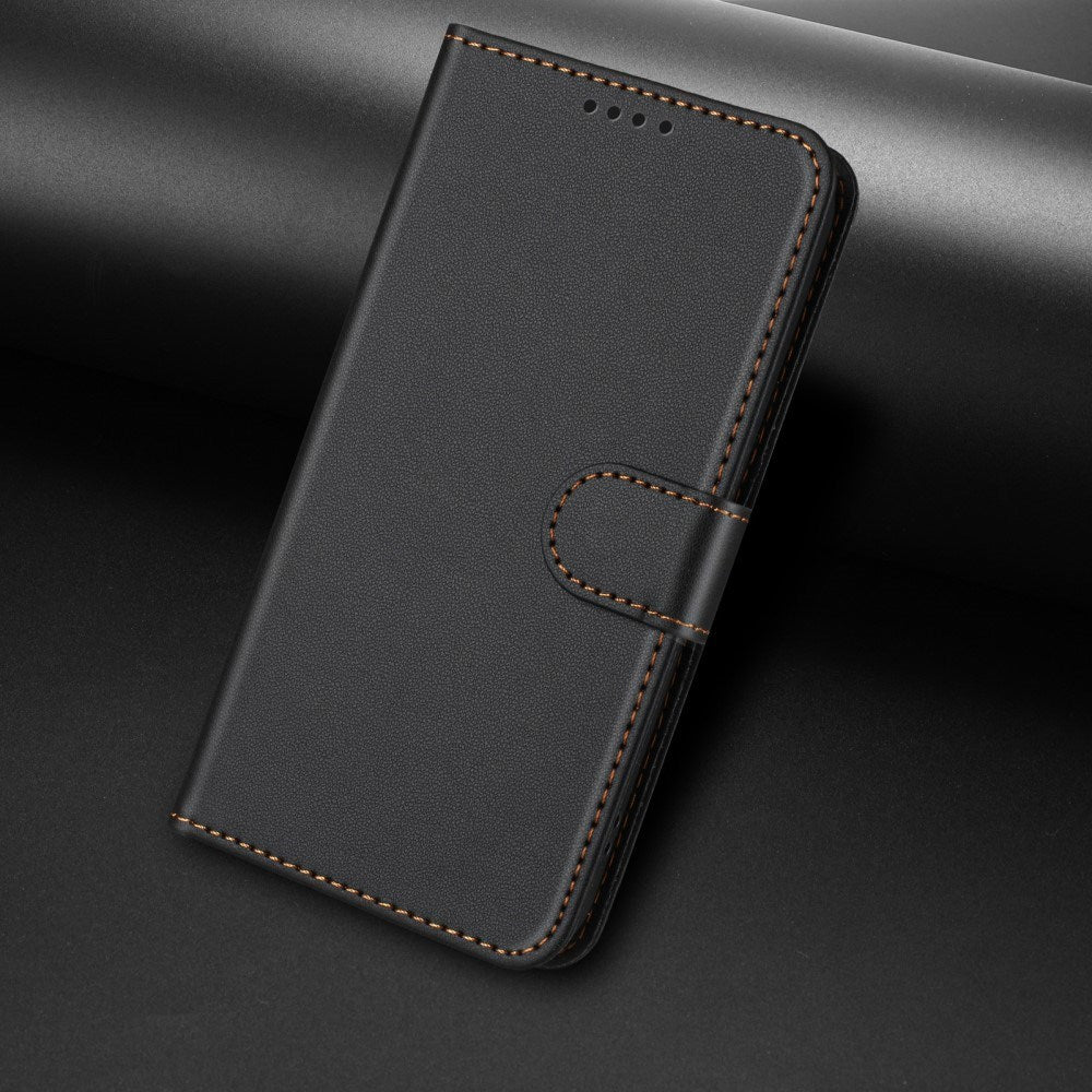 EIDERWOOD Xiaomi Redmi 14C /  Poco C75 Faux Leather Flip Case with Stand & Wallet - Black