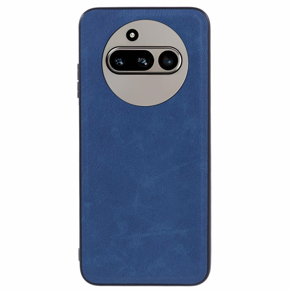 EIDERWOOD Nothing Phone (3a) Faux Leather Coated Plastic Case - Blue