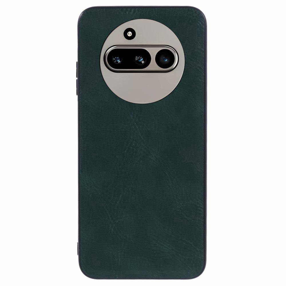 EIDERWOOD Nothing Phone (3a) Faux Leather Coated Plastic Case - Green