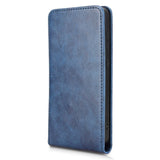 EIDERWOOD Samsung Galaxy S25 Edge Vertical Flip Case with Card Holder - Blue
