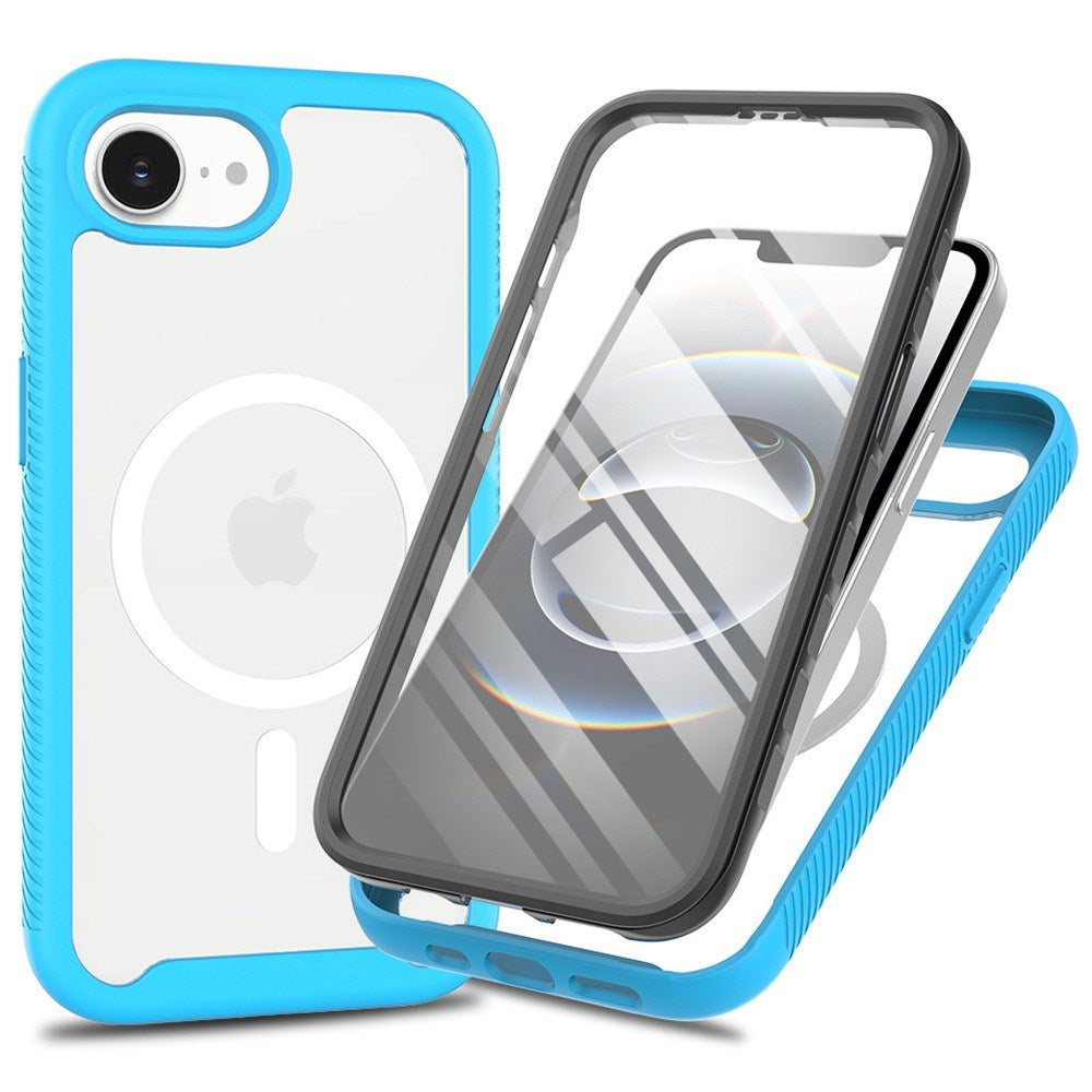 EIDERWOOD iPhone 16e 2-in-1 Case with Built-in Screen Protector - Blue
