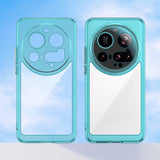 EIDERWOOD Xiaomi 15 Ultra Hybrid Plastic Case - Transparent / Turquoise