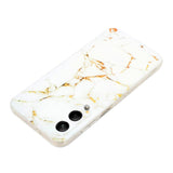 EIDERWOOD Samsung Galaxy S25 Edge Flexible Plastic Case with Marble Pattern - White