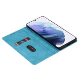 EIDERWOOD Samsung Galaxy S25 Edge Faux Leather Flip Case with Wallet - Glitter - Blue