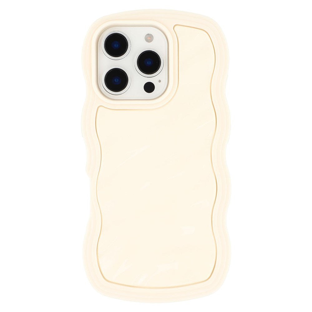 iPhone 16 Pro Max EIDERWOOD Hybrid Plastic Wavy Case – Beige