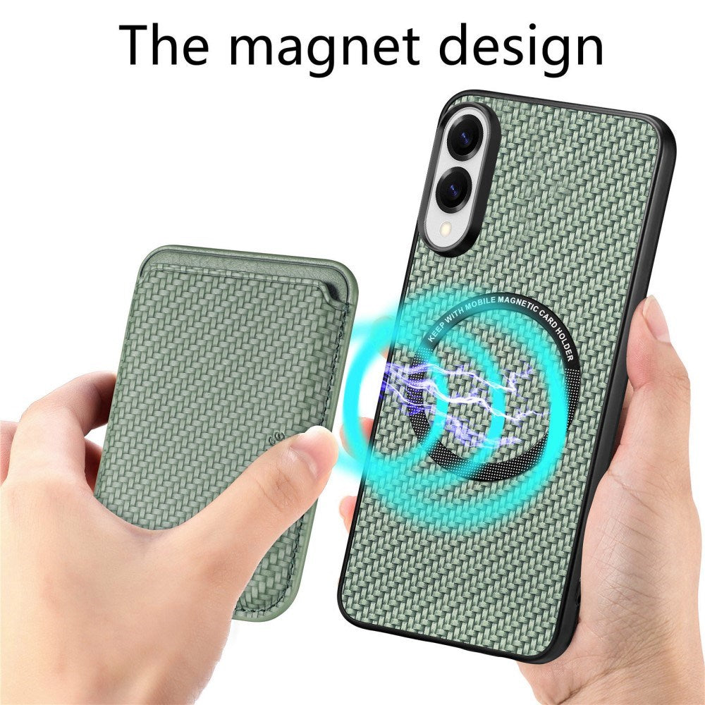 EIDERWOOD Samsung Galaxy S25 Edge Case with Removable Card Holder - Green