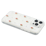 iPhone 16 Pro Max EIDERWOOD Hybrid Case with 3D Cherry - Silver