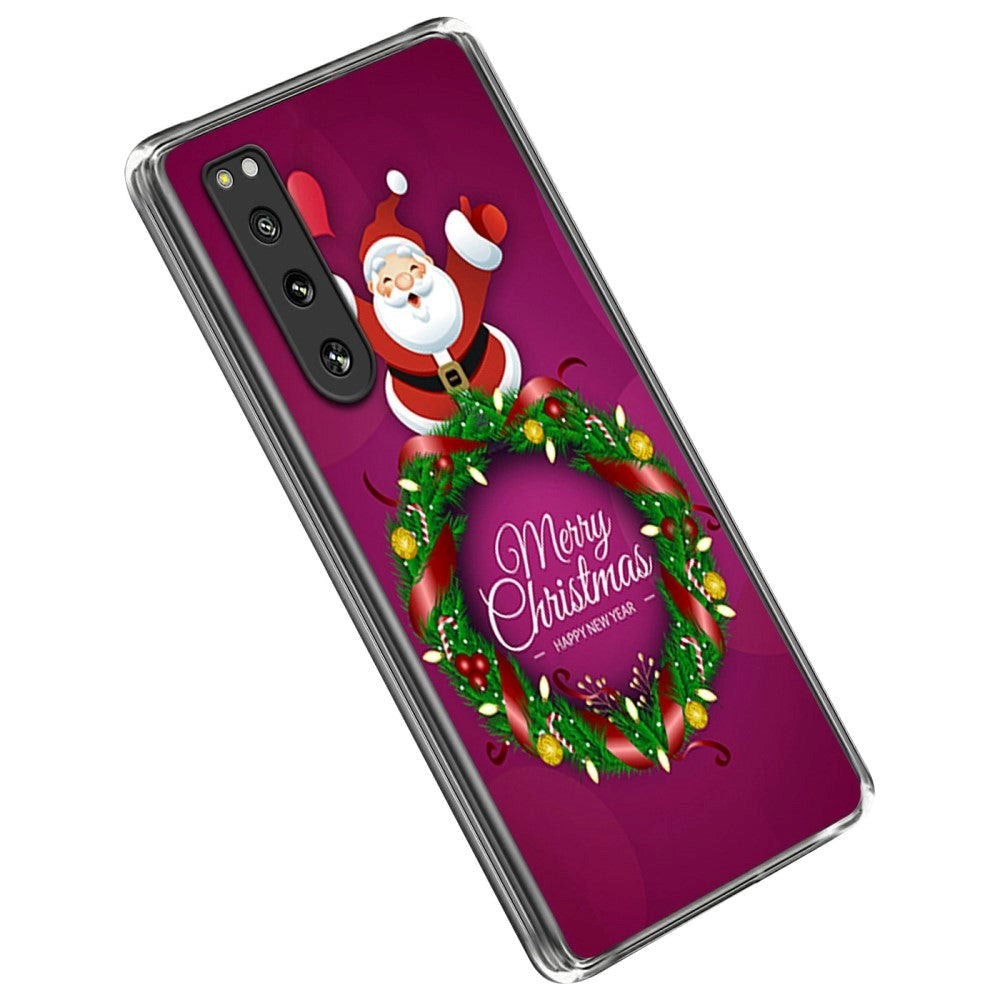 Sony Xperia 5 IV Flexible Plastic Christmas Case - Santa