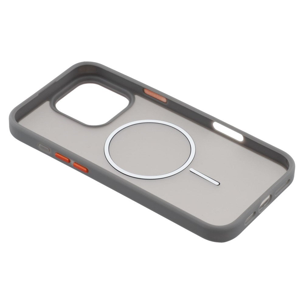 EIDERWOOD iPhone 16 Pro Max Matte Hybrid Plastic Case - MagSafe Compatible - Grey