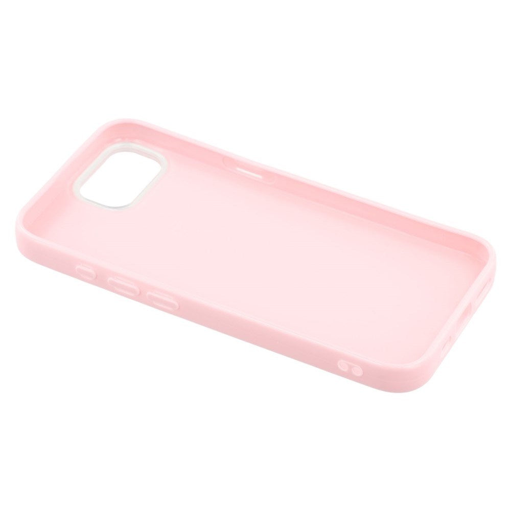 EIDERWOOD IPhone 16e Flexible Plastic Case with Glitter - Pink