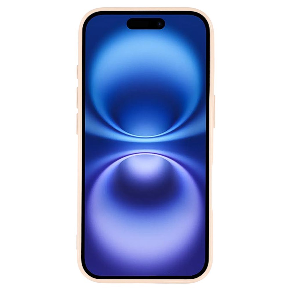 EIDERWOOD IPhone 16 Flexible Plastic Case with Glitter - Beige