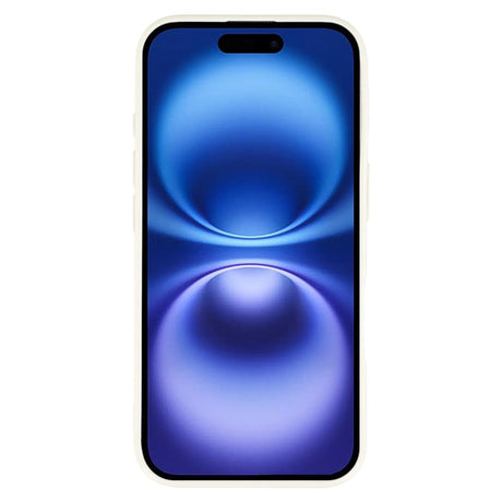 EIDERWOOD IPhone 16 Flexible Plastic Case with Glitter - White