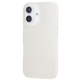 EIDERWOOD IPhone 16 Flexible Plastic Case with Glitter - White