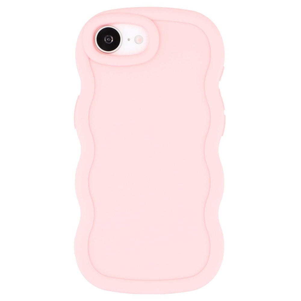 iPhone 17e / 16e EIDERWOOD Flexible Plastic Wavy Case - Light Pink