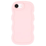iPhone 17e / 16e EIDERWOOD Flexible Plastic Wavy Case - Light Pink
