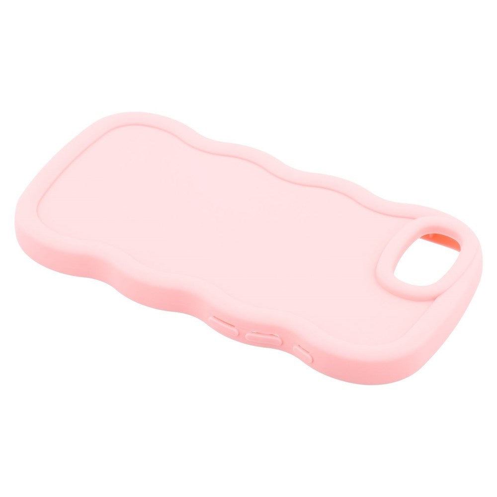 iPhone 17e / 16e EIDERWOOD Flexible Plastic Wavy Case - Light Pink