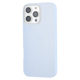 EIDERWOOD IPhone 16 Pro Flexible Plastic Case with Glitter - Light Blue