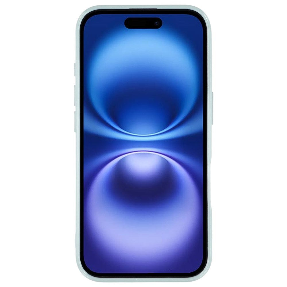 EIDERWOOD IPhone 16 Pro Flexible Plastic Case with Glitter - Light Green