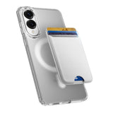 EIDERWOOD Samsung Galaxy S25 Edge Hybrid Plastic Case - MagSafe Compatible - Transparent / White