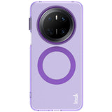 IMAK Huawei Mate 70 Hybrid Plastic Case - MagSafe Compatible - Transparent / Purple