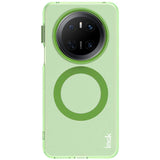IMAK Huawei Mate 70 Hybrid Plastic Case - MagSafe Compatible - Transparent / Green