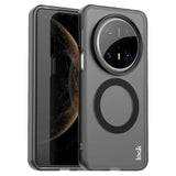 IMAK Huawei Mate 70 Pro+ / 70 Pro Hybrid Plastic Case - MagSafe Compatible - Transparent / Black