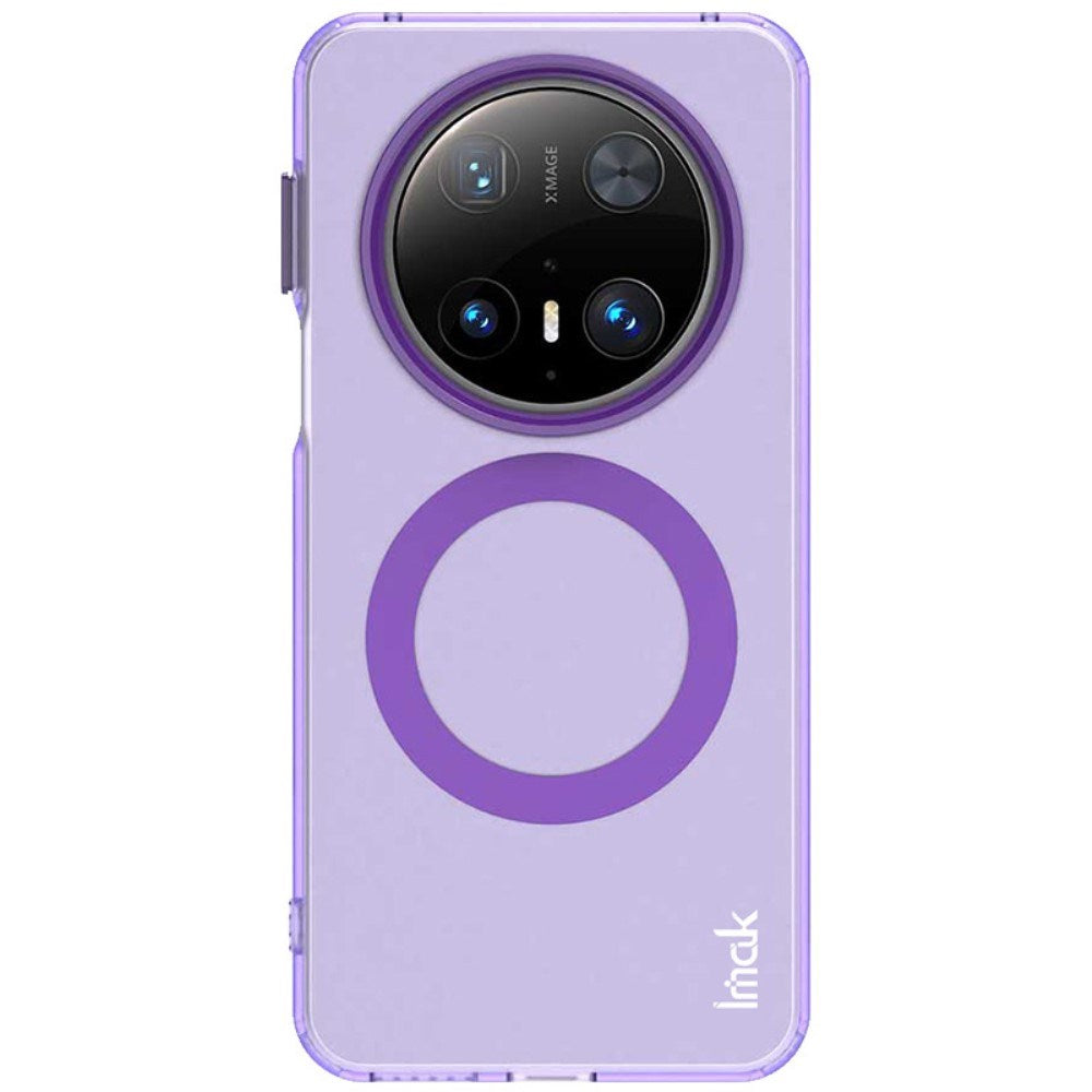 IMAK Huawei Mate 70 Pro+ / 70 Pro Hybrid Plastic Case - MagSafe Compatible - Transparent / Purple