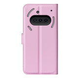 EIDERWOOD Nothing Phone (3a) Faux Leather Flip Case with Cardholder & Stand Function - Pink