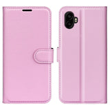 EIDERWOOD Samsung Galaxy Xcover 7 Pro Faux Leather Flip Case with Cardholder & Stand Function - Pink