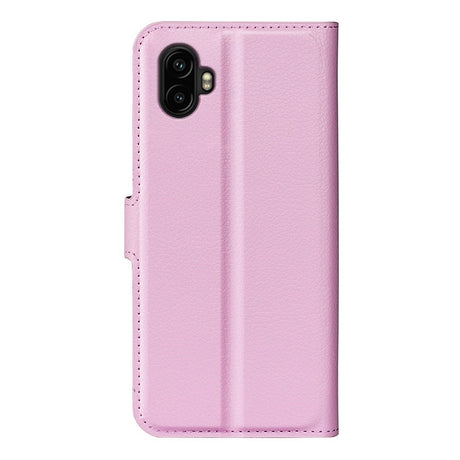 EIDERWOOD Samsung Galaxy Xcover 7 Pro Faux Leather Flip Case with Cardholder & Stand Function - Pink