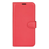 EIDERWOOD Samsung Galaxy Xcover 7 Pro Faux Leather Flip Case with Cardholder & Stand Function - Red