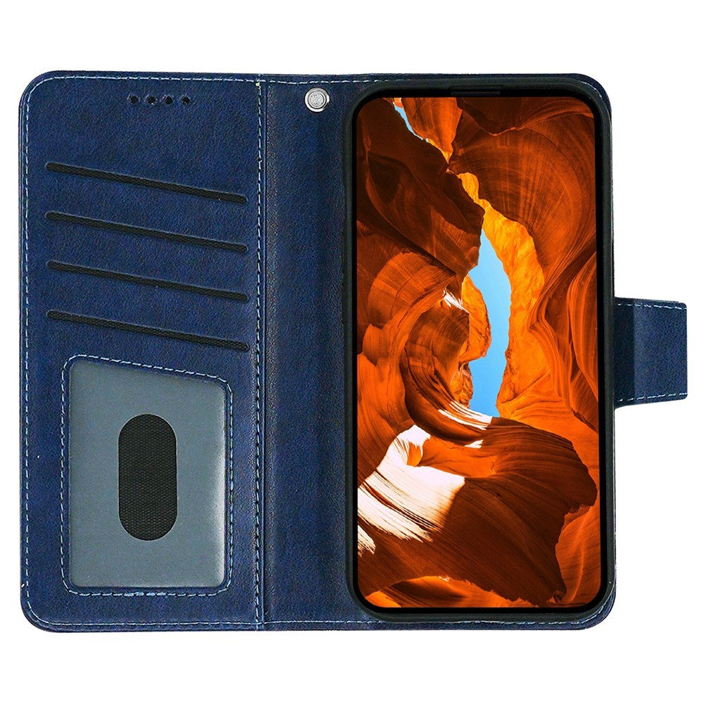 EIDERWOOD Xiaomi 15 Ultra Imitated Leather Flip Case - Blue